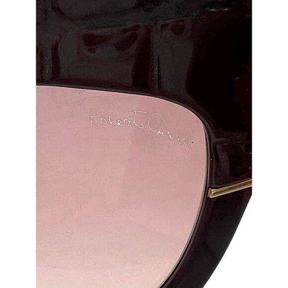 Roberto Cavalli Women's Brown "Wild Diva" Cat Eye Special Edition Sunglasses - Picture 9 of 12